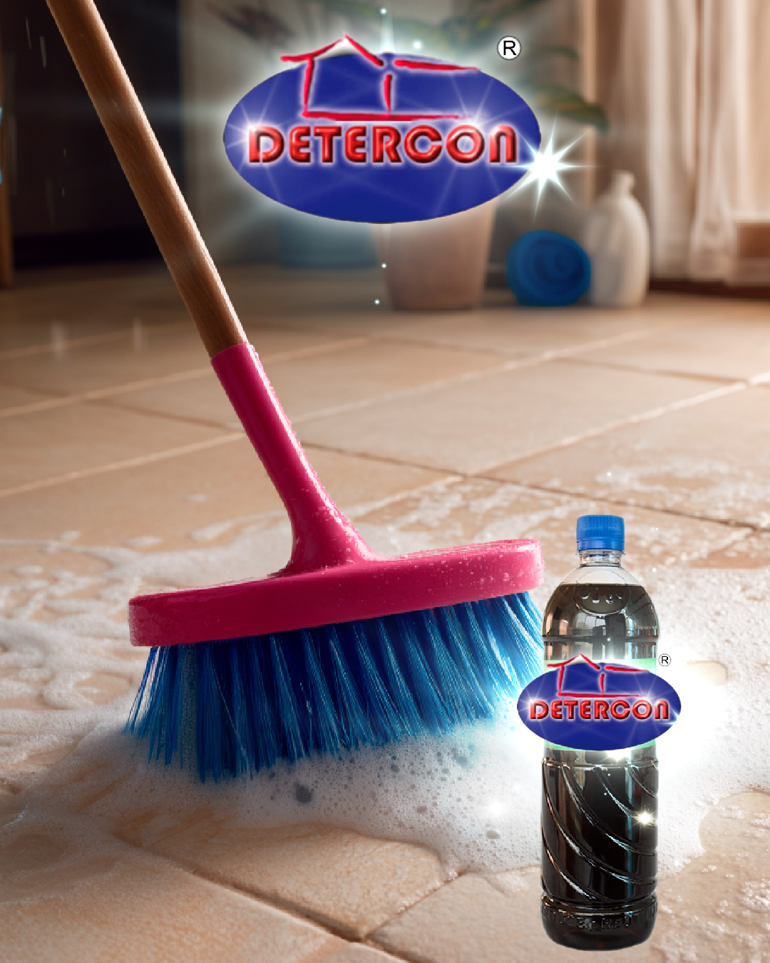 Detercon® Detergente líquido multiusos limpieza ruda