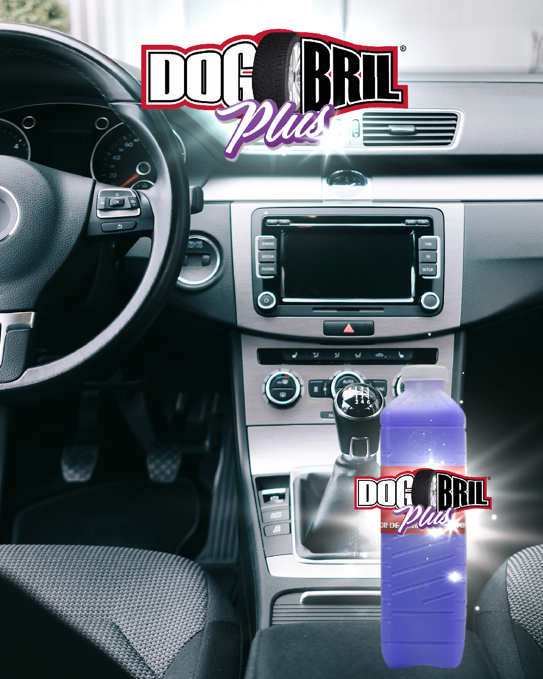 Dogobril® Plus Abrillantador de llantas y autopartes plásticas exteriores - Imagen 2