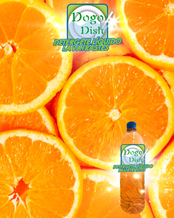 Dogodish® Detergente líquido lavatrastes aroma naranja - Imagen 2