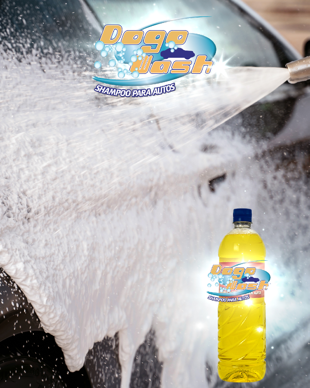 DogoWash® Espuma activa para autos
