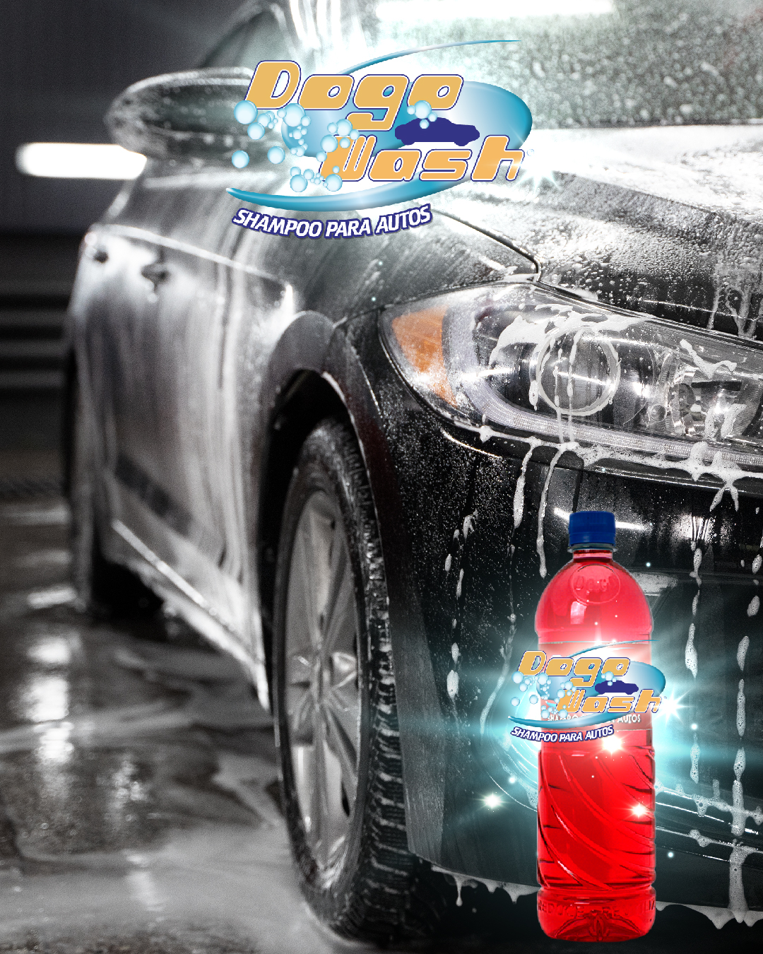 DogoWash® Shampoo rojo para autos