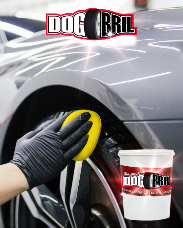 Dogobril® Gel abrillantador de llantas y autopartes plásticas exteriores - Imagen 2