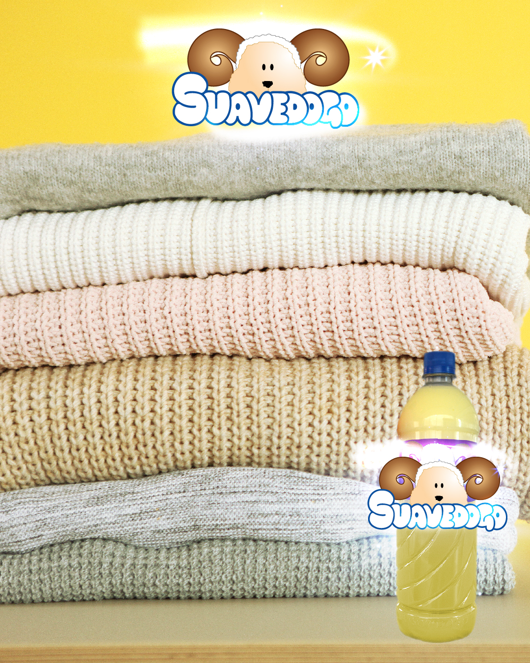 Suavedogo® Suavizante de telas floral amarillo - Imagen 2